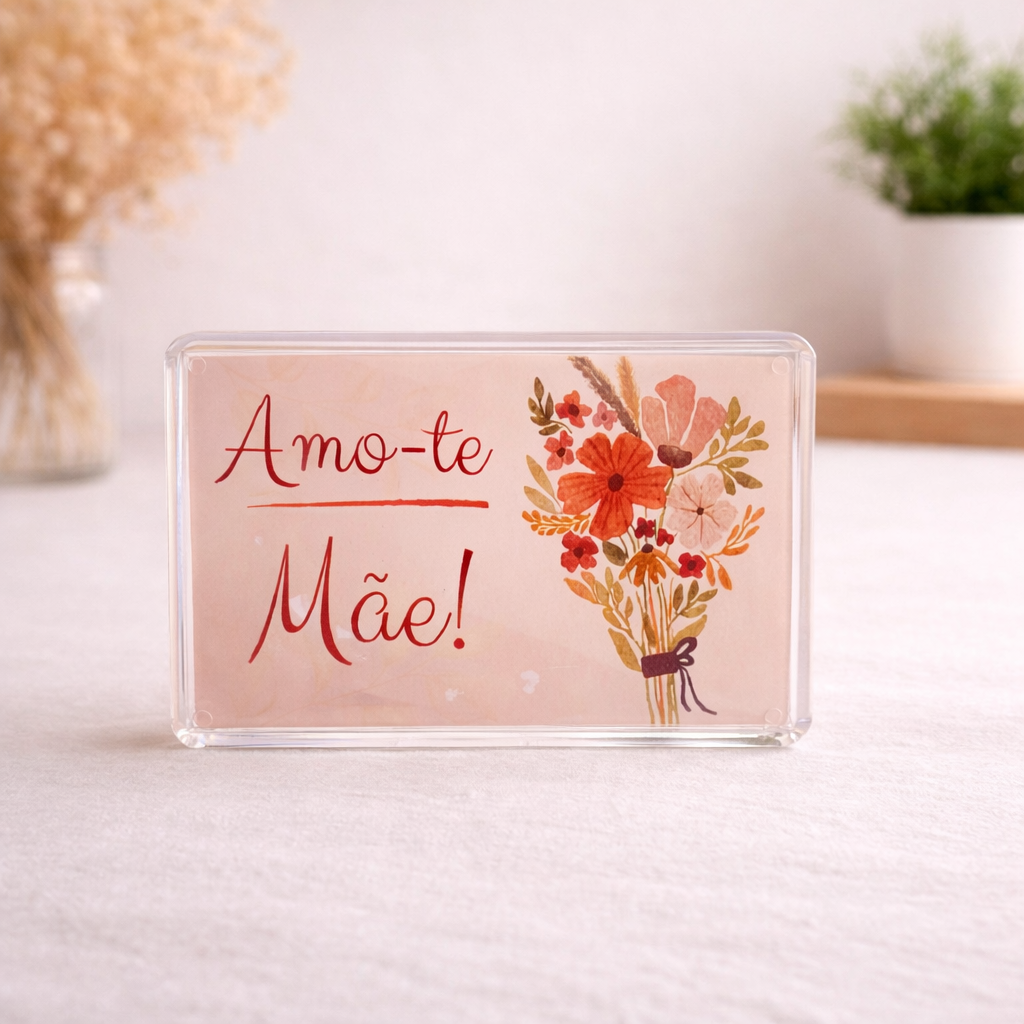 Íman em Acrílico Com Suporte